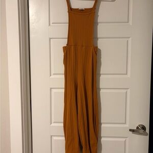 Women's Orange Jumpsuit